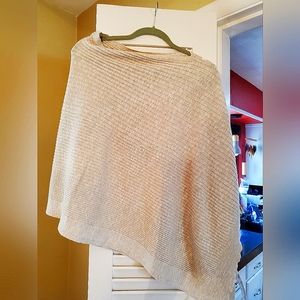 Eileen Fisher organic poncho/ruana
